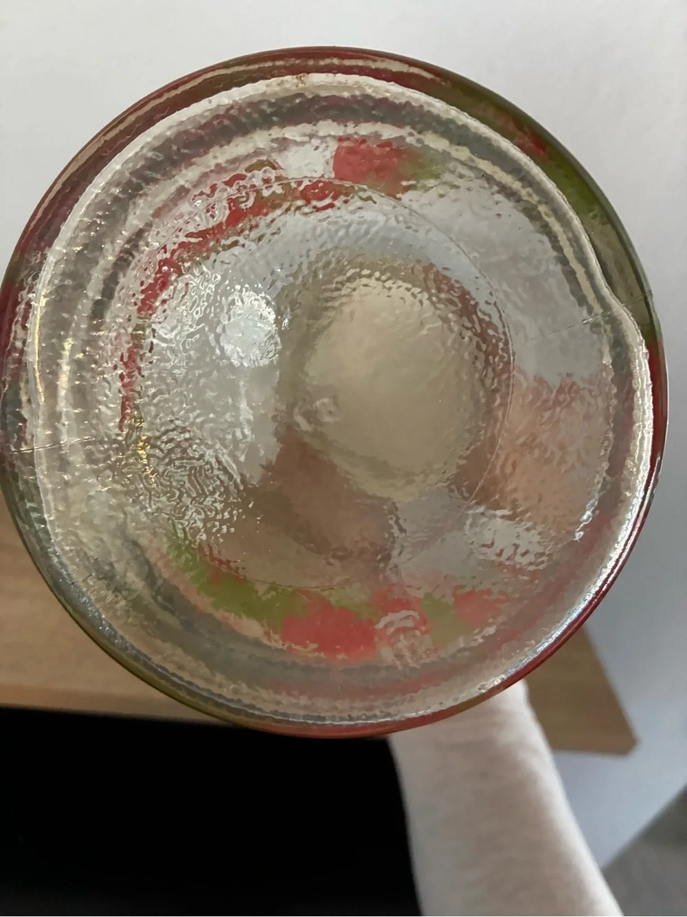 Vintage Strawberry Shortcake Lucky Bug Glass Carafe 9” Anchor Hocking